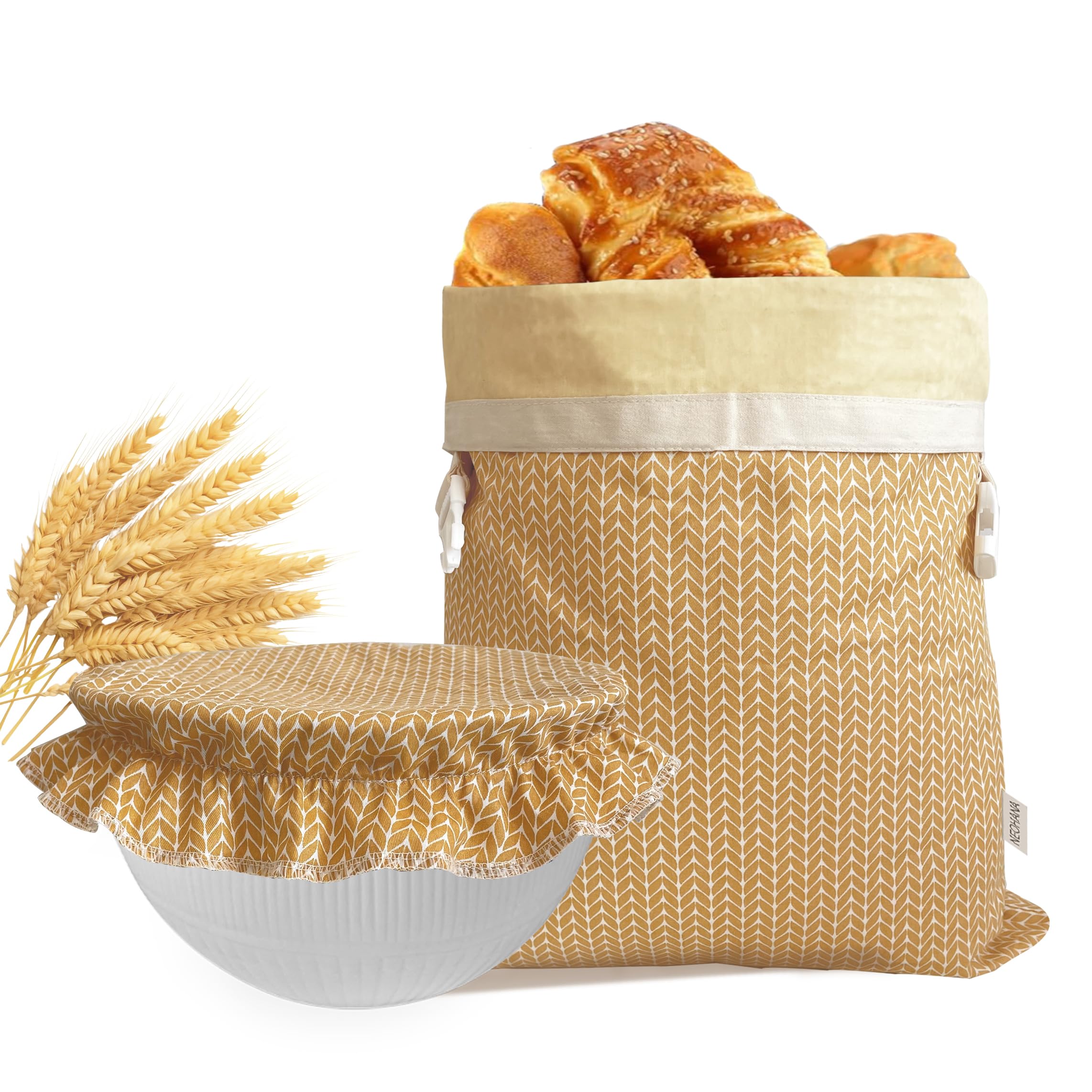 Amazon.com: NEOHANA Beeswax Bread Bags,Bread Bag for Homemade